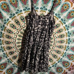 Black n White Hawaiian Romper